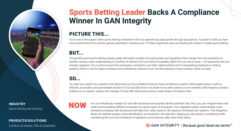 Sports Betting Leader Back A Compliance Winner In GAN Integrity